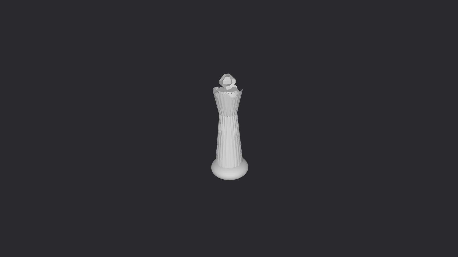 Weaponized Chess King Piece