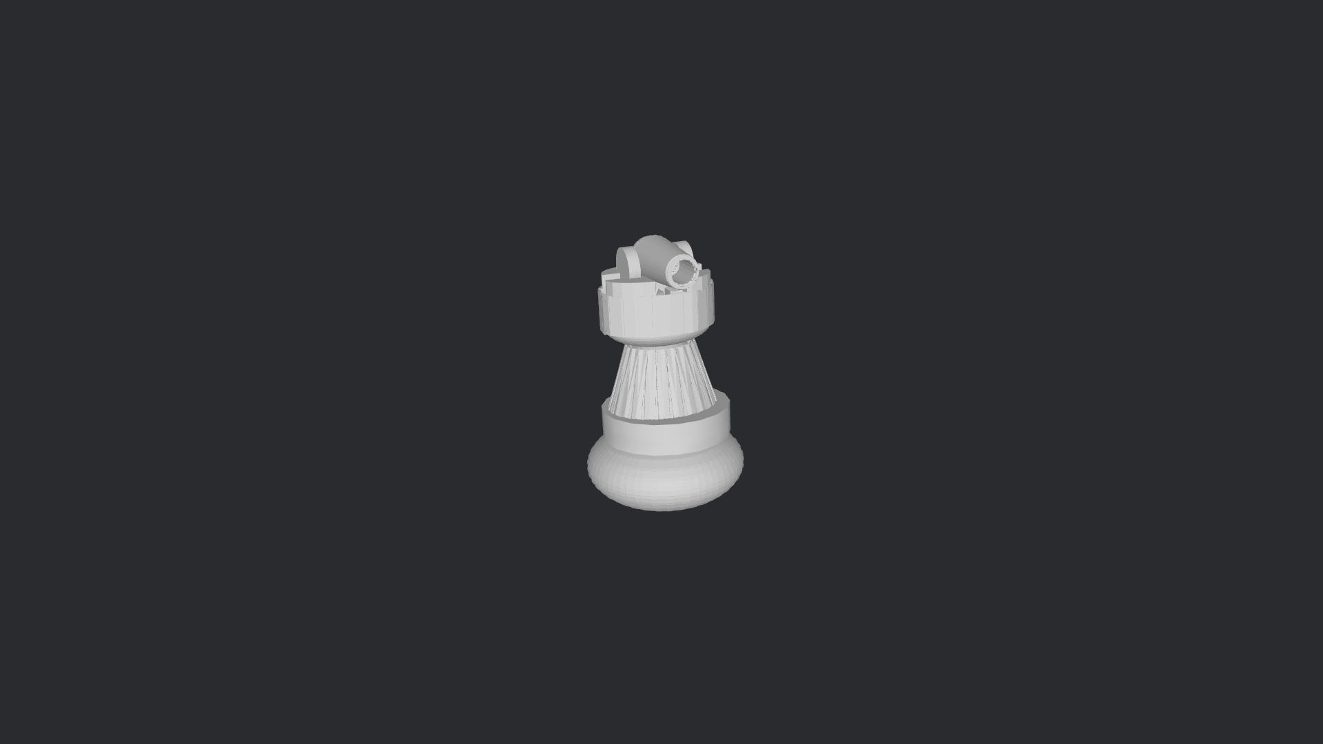 Weaponized Chess Tank Piece