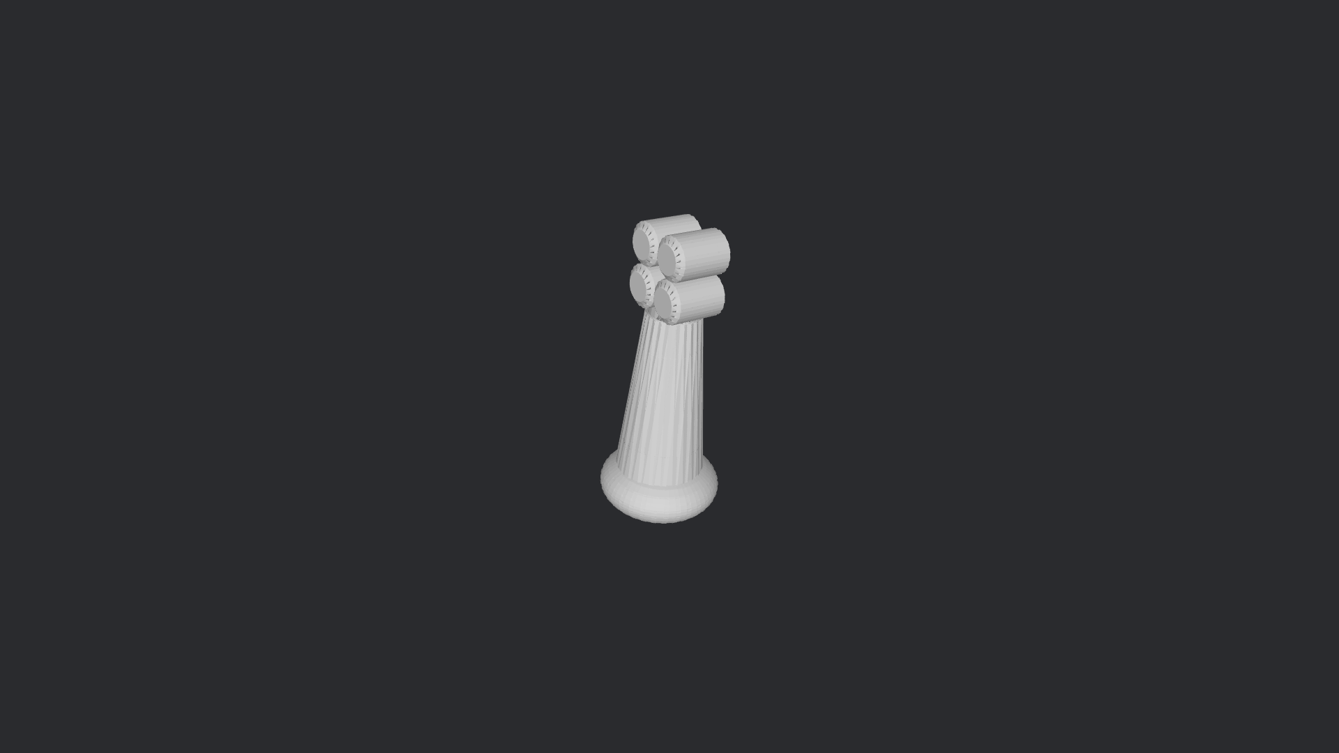 Weaponized Chess Dictator Piece