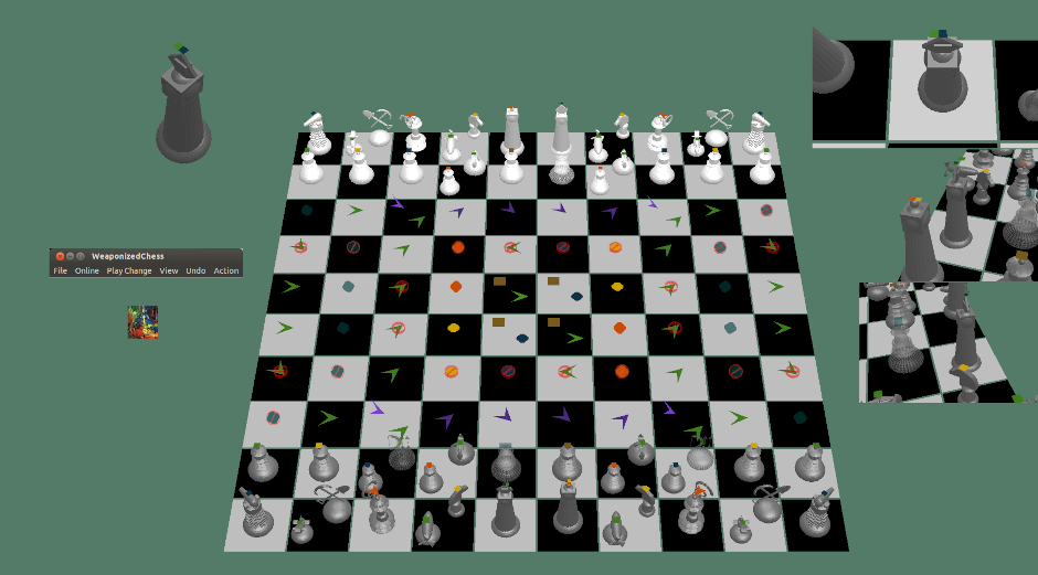 Weaponized Chess Traditional 2 Piece Set